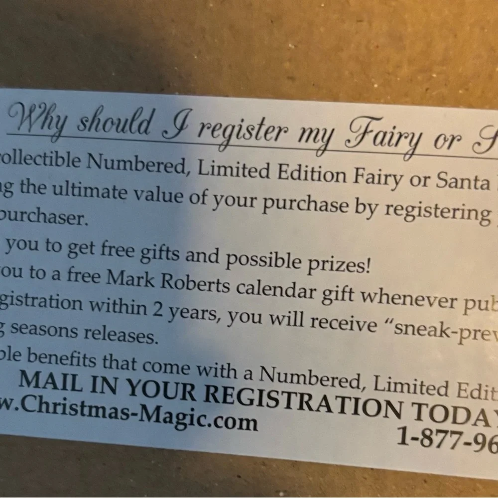 Mark Roberts Be My Love fairy doll - Picture 3 of 8